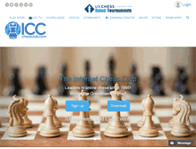 Tablet Screenshot of chessclub.com