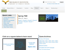 Tablet Screenshot of chessclub.org